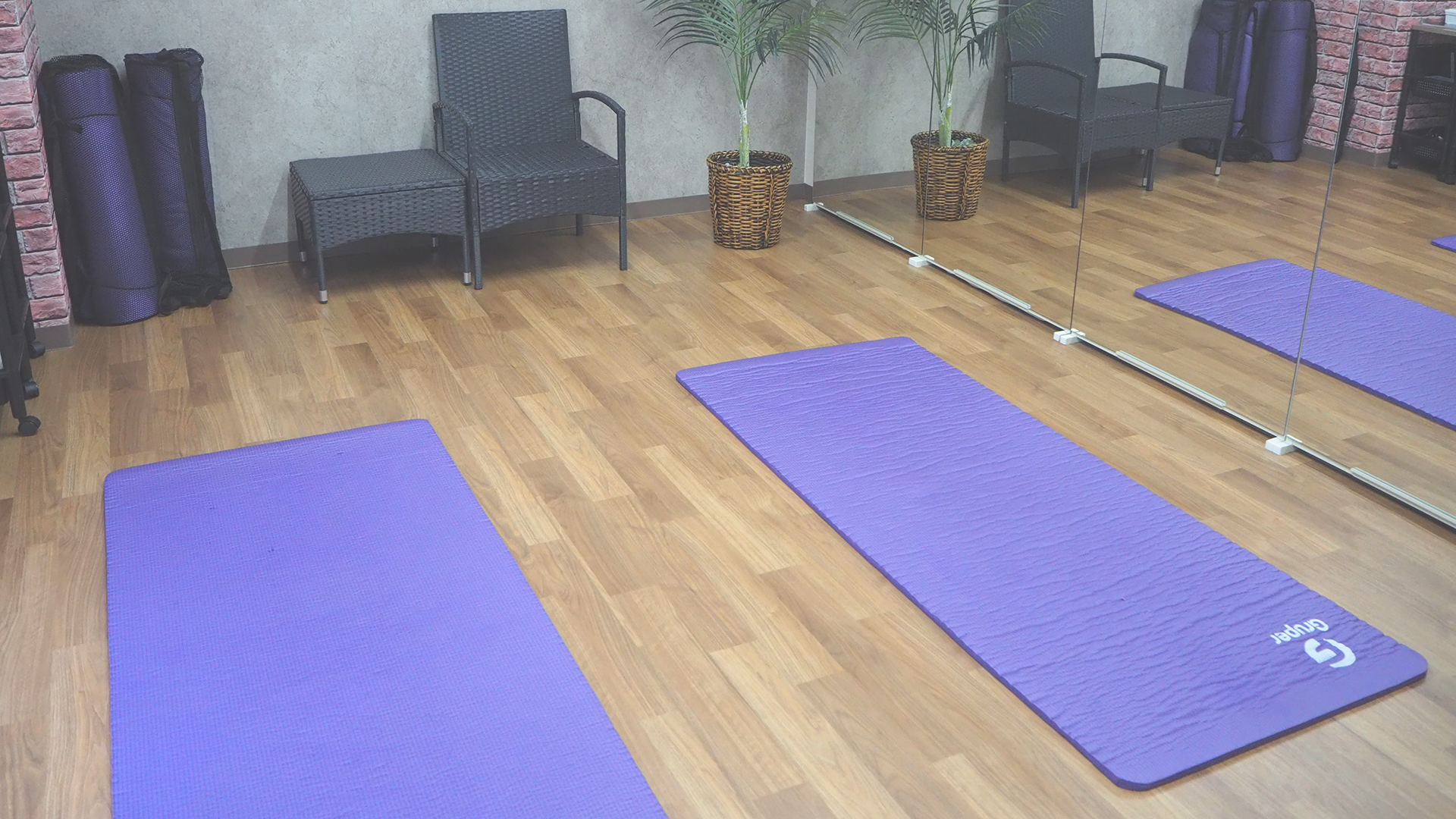 パーソナルマットピラティスレッスン中の画像